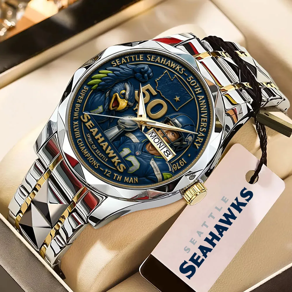 Premium NFL SEA 2025 NFC West Champions Watch V3 NMD 070125 TTV