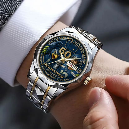 Premium NFL SEA 2025 NFC West Champions Watch V3 NMD 070125 TTV