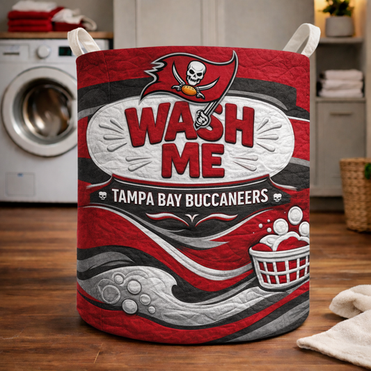 Premium NFL TBB Quilted Laundry Basket V1 NMD CTKT