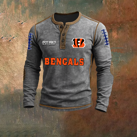 PREMIUM NFL X CIN LONG SLEEVE SHIRT NDT TDT