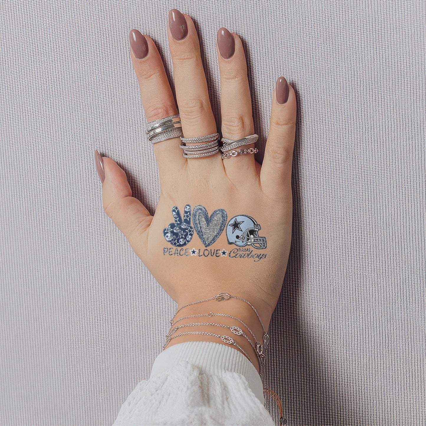 Premium NFL x DAL Temporary Tattoos NDT NHM