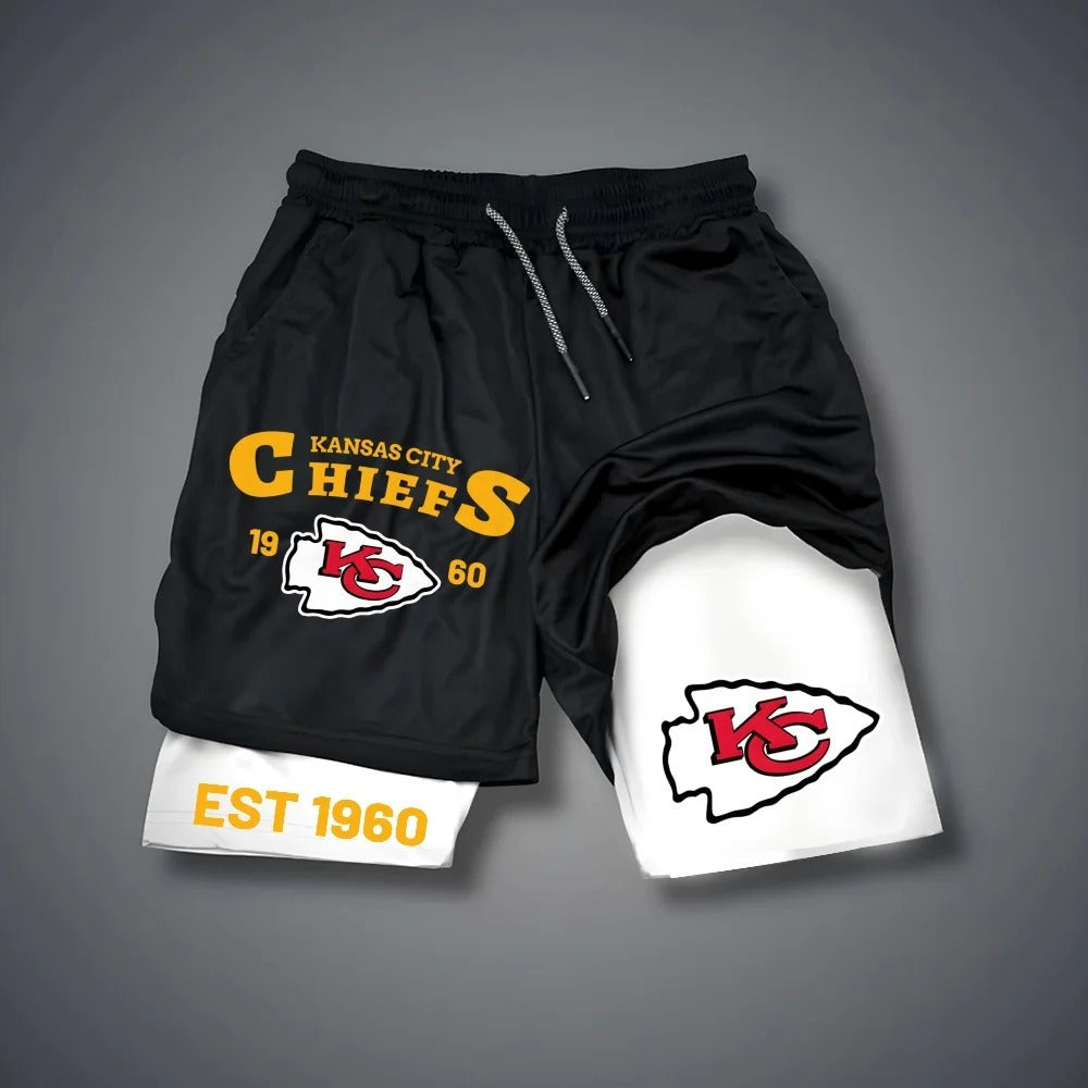 PREMIUM NFL X KCC Multicolored Pure GYM Shorts NDT NHM
