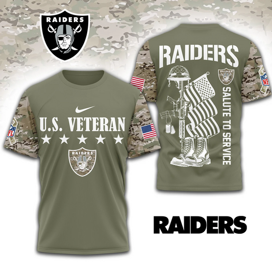 Premium NFL x LVR Salute To Service 3D Shirt DATND TANTD