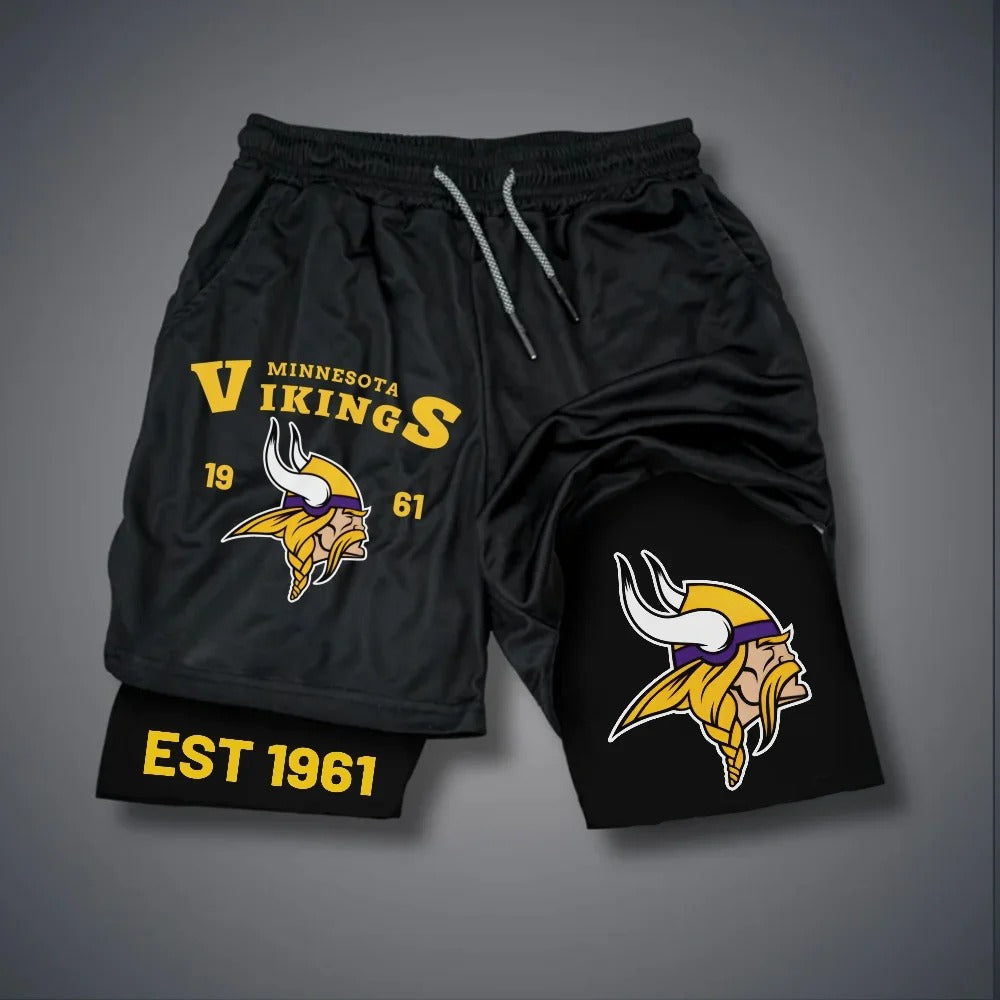 PREMIUM NFL X MIN Multicolored Pure GYM Shorts NDT NHM