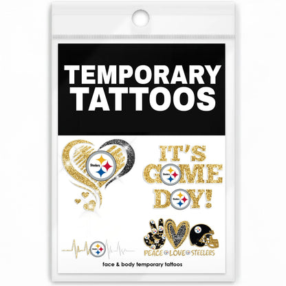 Premium NFL x PIT Temporary Tattoos NDT NHM