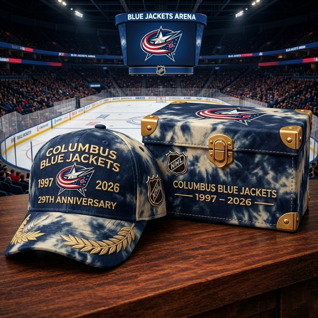 Premium NHL CBJ Anniversary Heritage Cap V15 NMD CTKT