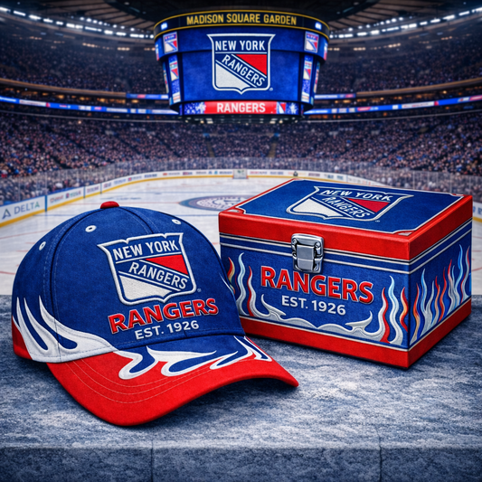 Premium NHL NYR Flame Heritage Vintage Cap V13 NMD CTKT