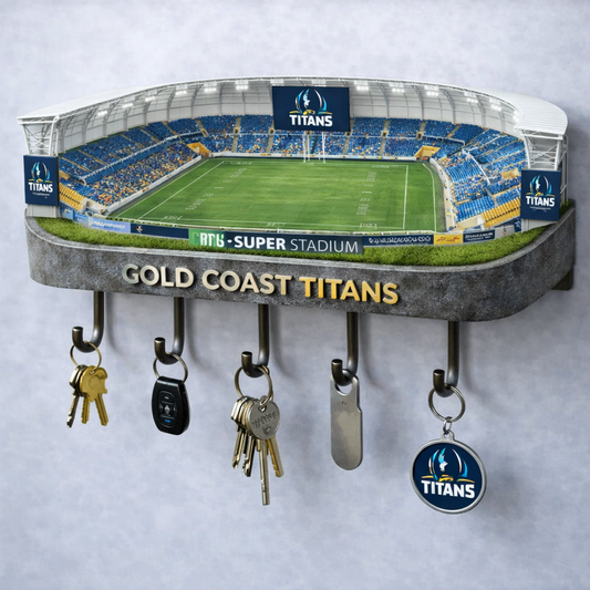 Premium NRL GCT Stadium Wood Key Hanger V1 NMD25 TTV