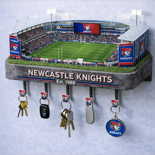 Premium NRL KN Stadium Wood Key Hanger V1 NMD25 TTV