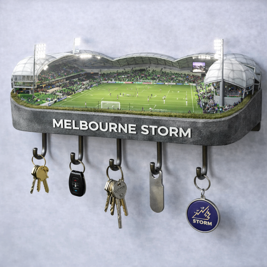 Premium NRL MS Stadium Wood Key Hanger V1 NMD25 TTV