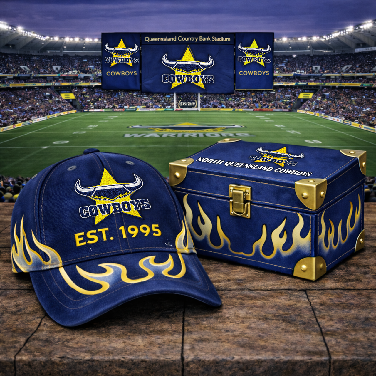 Premium NRL NQC Flame Heritage Vintage Cap V13 NMD  TTV