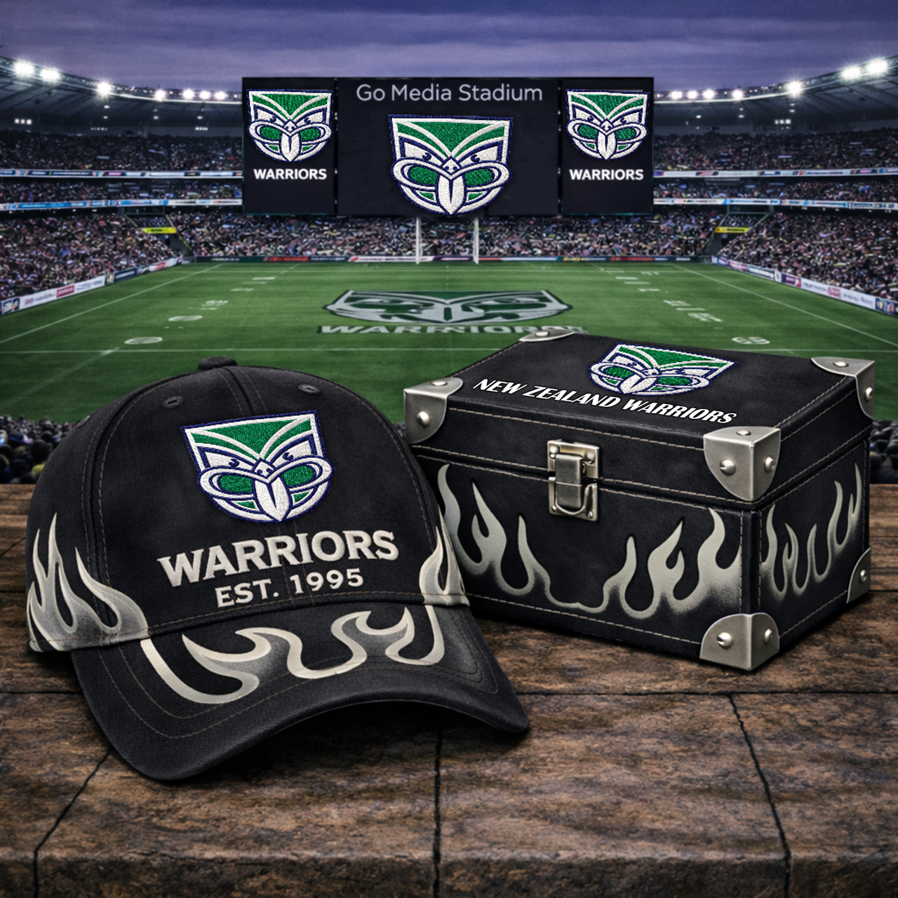 Premium NRL NZW Flame Heritage Vintage Cap V13 NMD  TTV