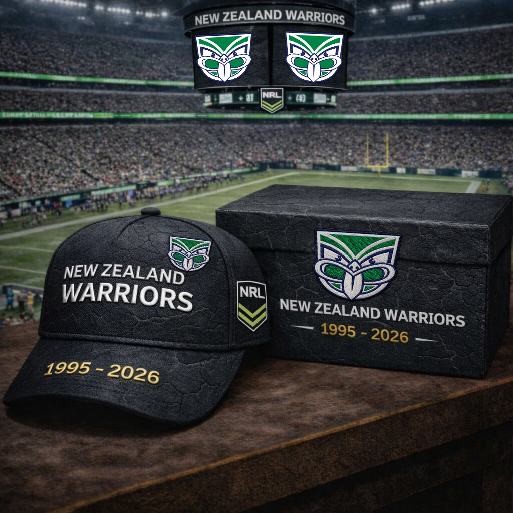 Premium NRL NZW Vintage Crackle Anniversary Hat V6 NMD TTV