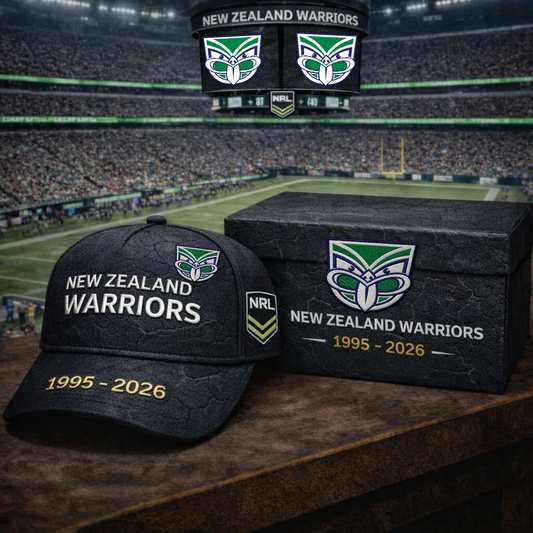 Premium NRL NZW Vintage Crackle Anniversary Hat V6 NMD TTV