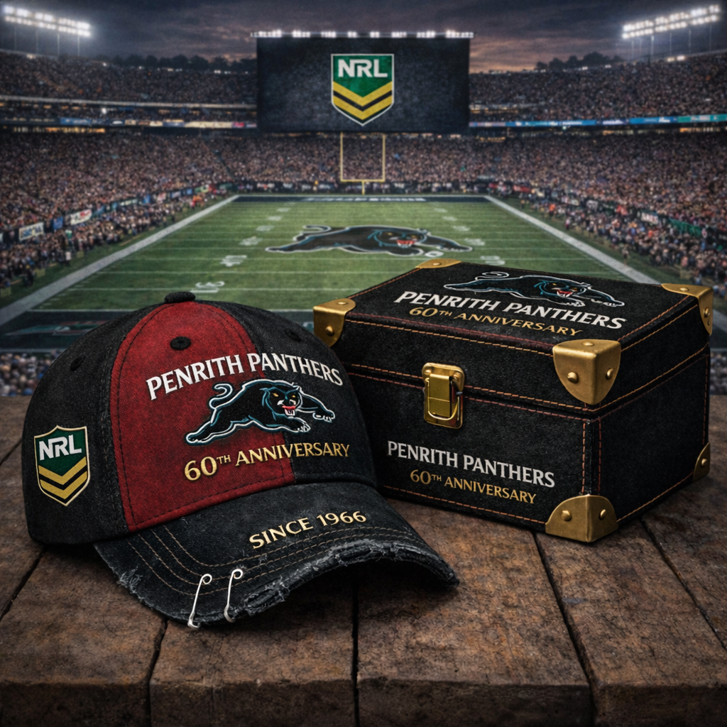 Premium NRL PP Anniversary Vintage Crackle Hat V7 NMD CTKT