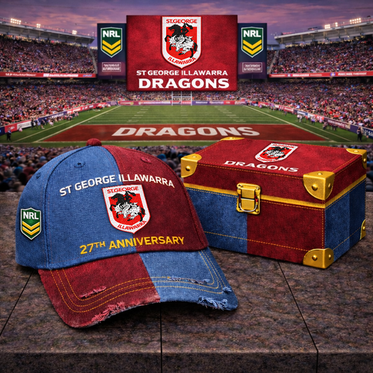Premium NRL SGD Anniversary Vintage Two-Tone Distressed Cap V11 NMD TTV