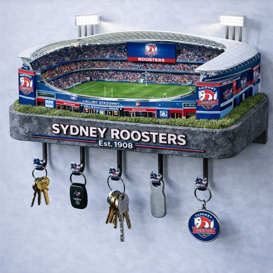 Premium NRL SR Stadium Wood Key Hanger V1 NMD25 TTV