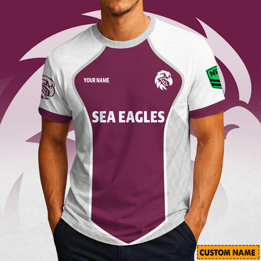 PREMIUM NRL X MSE ROYAL POLO SHIRT Custom Name Limited Edition NDT LVH