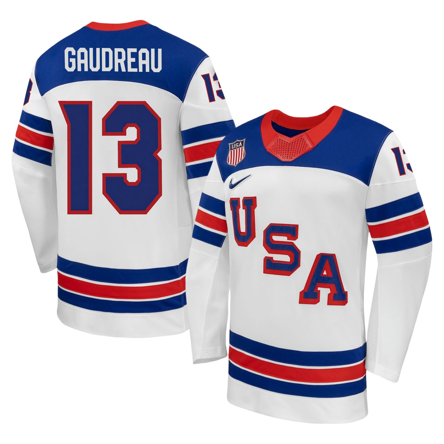 Premium Olympic USA Ice Hockey Champions 2026 Ice Hockey Jersey V1 NMD TTV 1