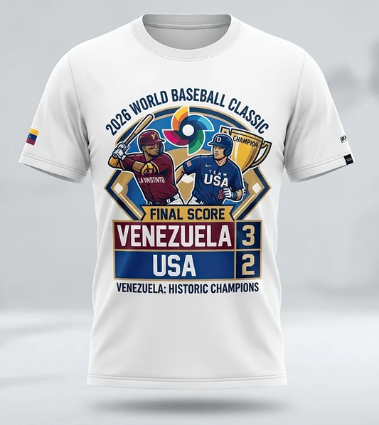 Premium Venezuela World Baseball Classic Champions 2026 T-shirt V7 NMD TTV