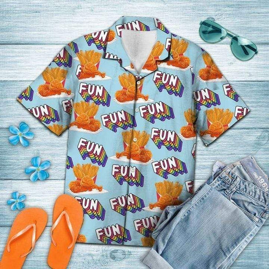 Chicken Fun Summer Hawaiian Shirt