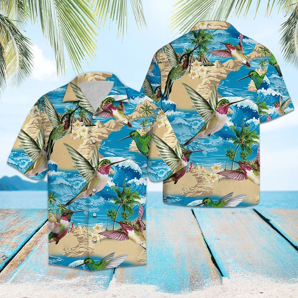 Hummingbird Summer Hl Hawaiian Shirt