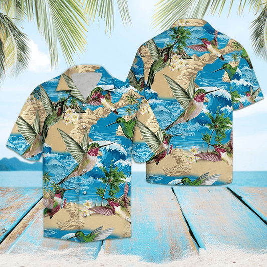 Hummingbird Summer Hl Hawaiian Shirt