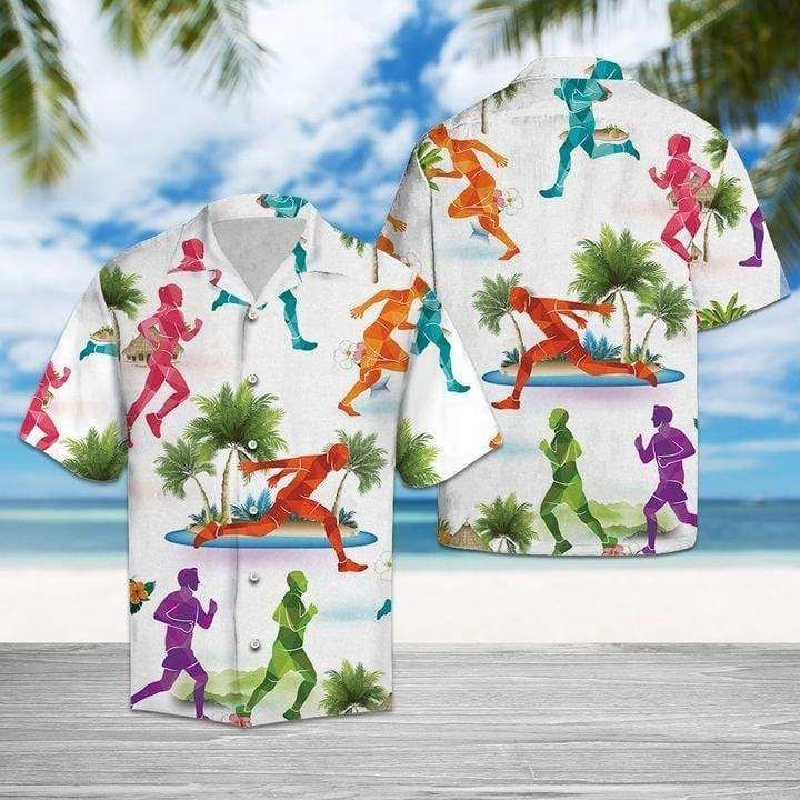 Running Lover Tropical Summer Hawaiian Shirt