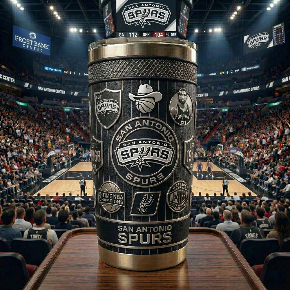 SAS x NBA Ultimate Basketball Fan Tumbler NAK TTT