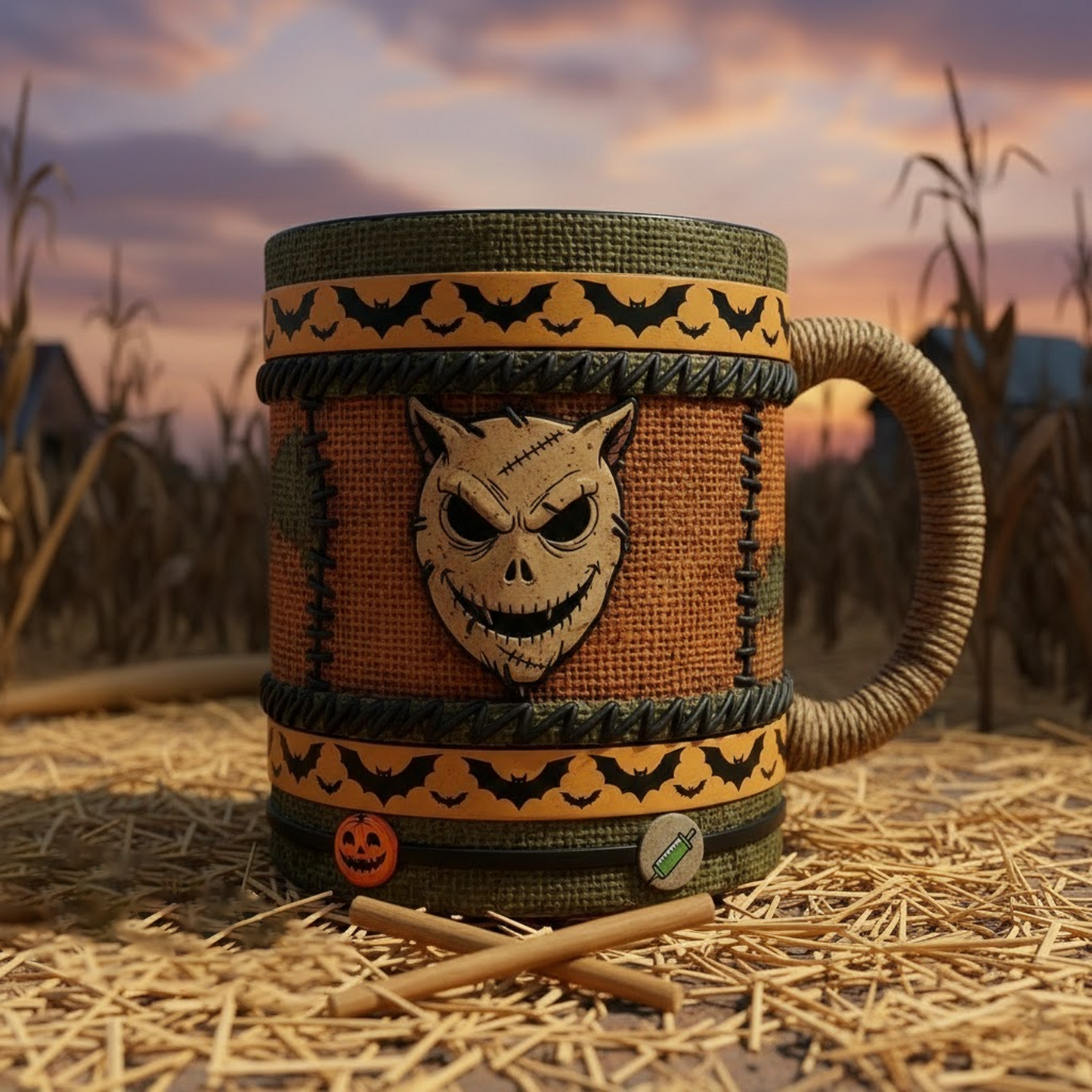 SCA X Mug featuring DC Comics legends. NAK NHT
