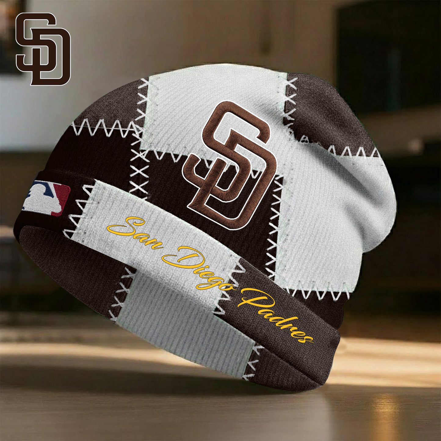 SD X MLB Custom Name Beanie Hat Gifts For Fans - Limited Edition NAK NHT