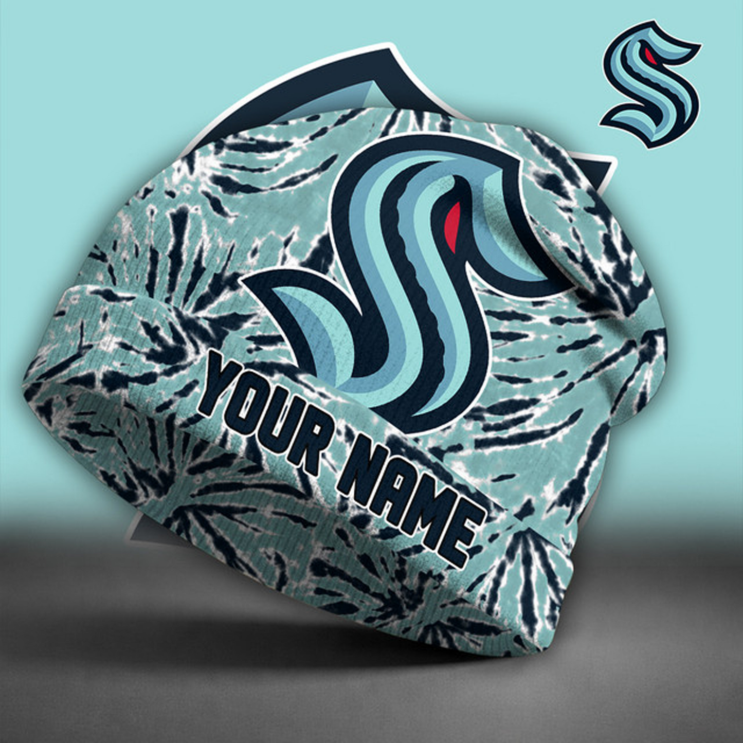 SEA X NHL Beanie Hat Custom Name Gifts For Fans - Limited Edition NAK NHT