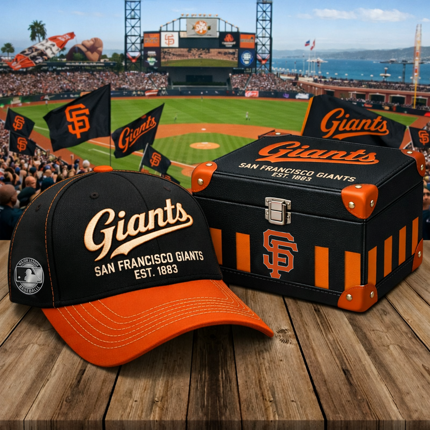 SF X MLB Premium Baseball Fan Cap NAK NHT