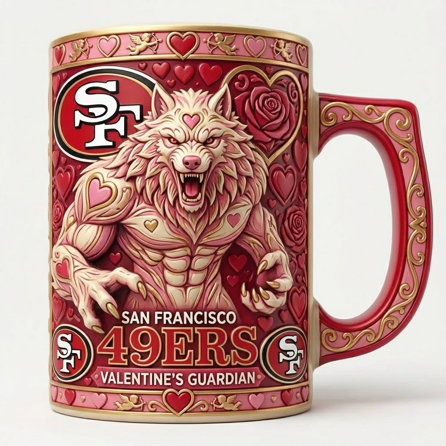 SF X NFL Love Season Mug - Valentine V2 NAK NHT
