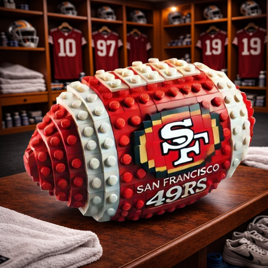 SF49 x NFL Team Building Block Football Set DDT CTND