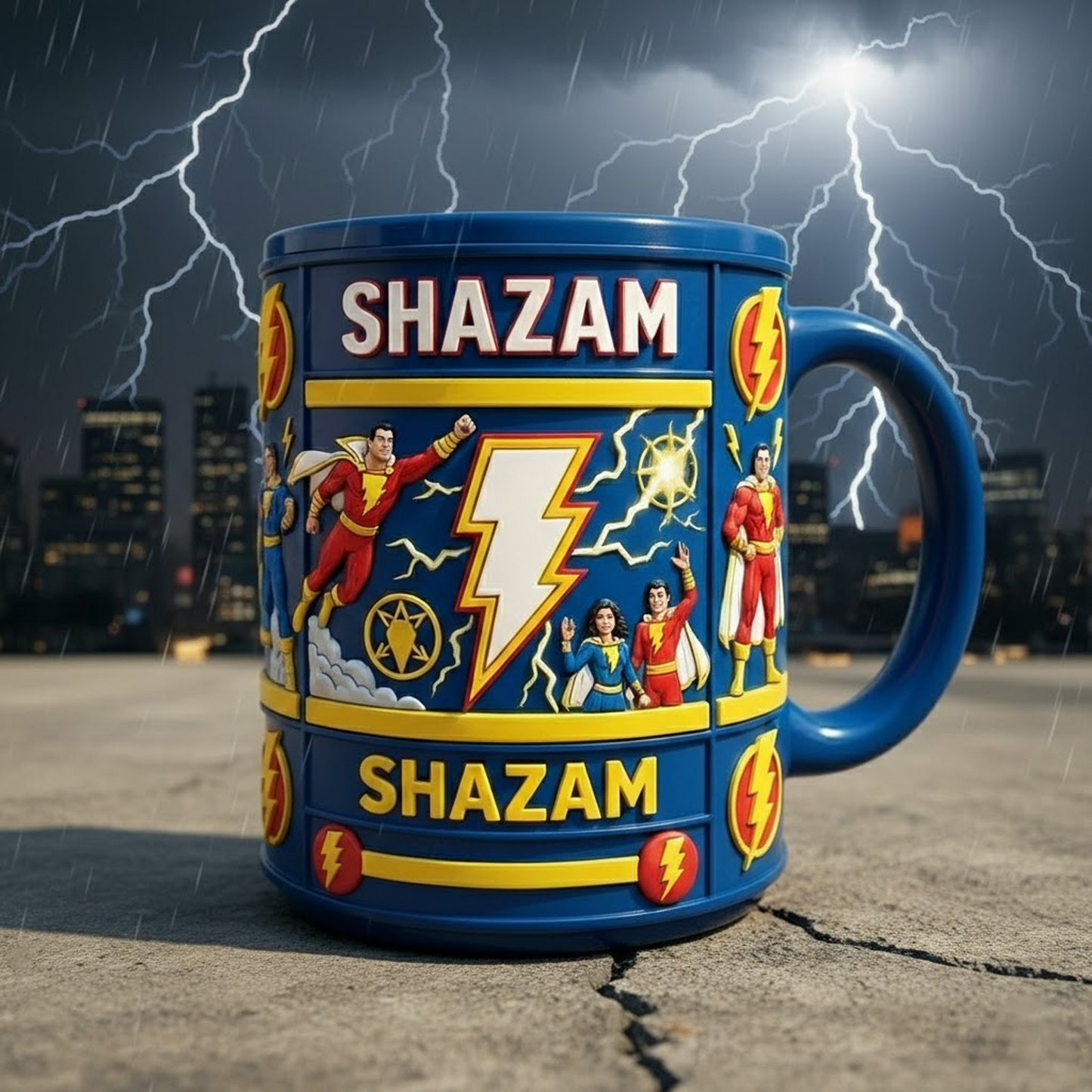 SHA X Mug featuring DC Comics legends. NAK NHT