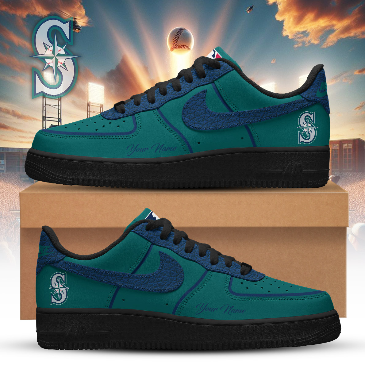 SM x MLB Premium Air Force 1 Orchard DDT CTND