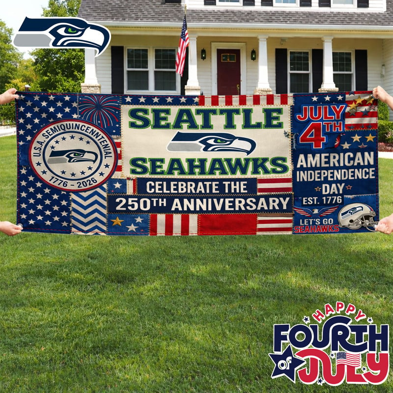 SS Premium NFL Patchwork America 250 Fabric Banner DDT NTL