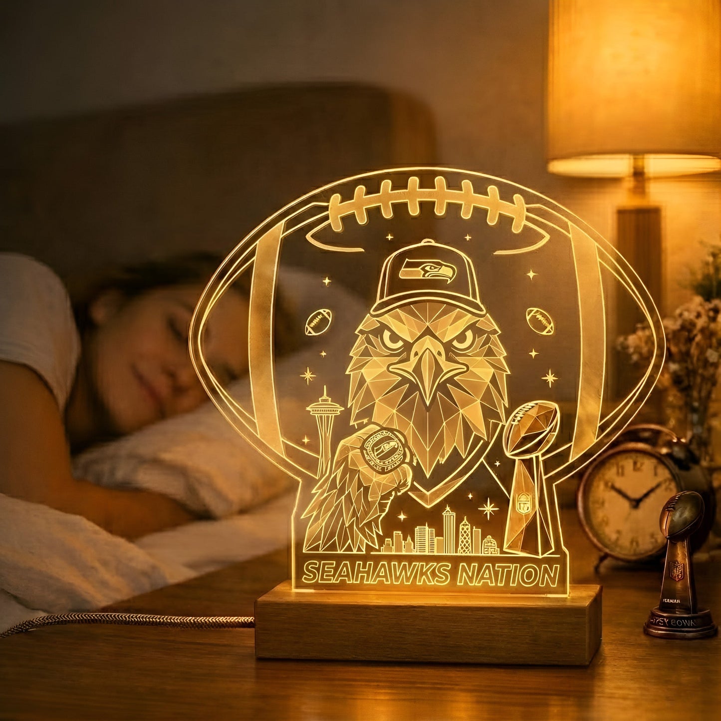SS x NFL Acrylic LED Desk Lamp NAK NTN