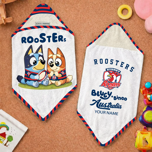 SYD x NRL Cute Baby Bath Hooded Towel NAK NHT