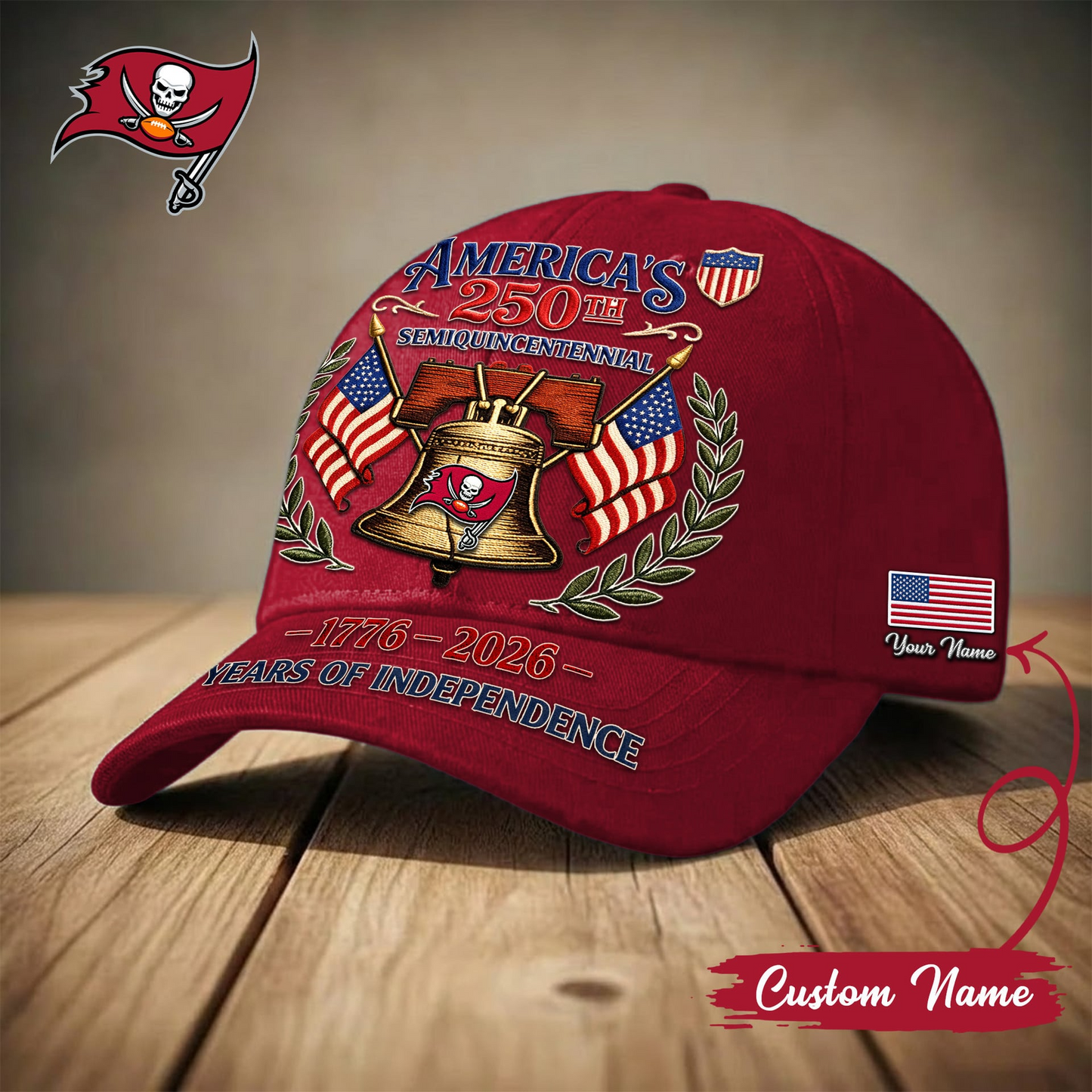 TAM x Premium NFL 1776-2026 Years Of Independence Classic Cap NAK LBN