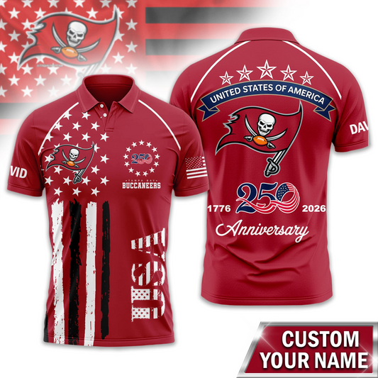 TBB Premium NFL American Semiquincentennial Polo Shirt DDT NTL