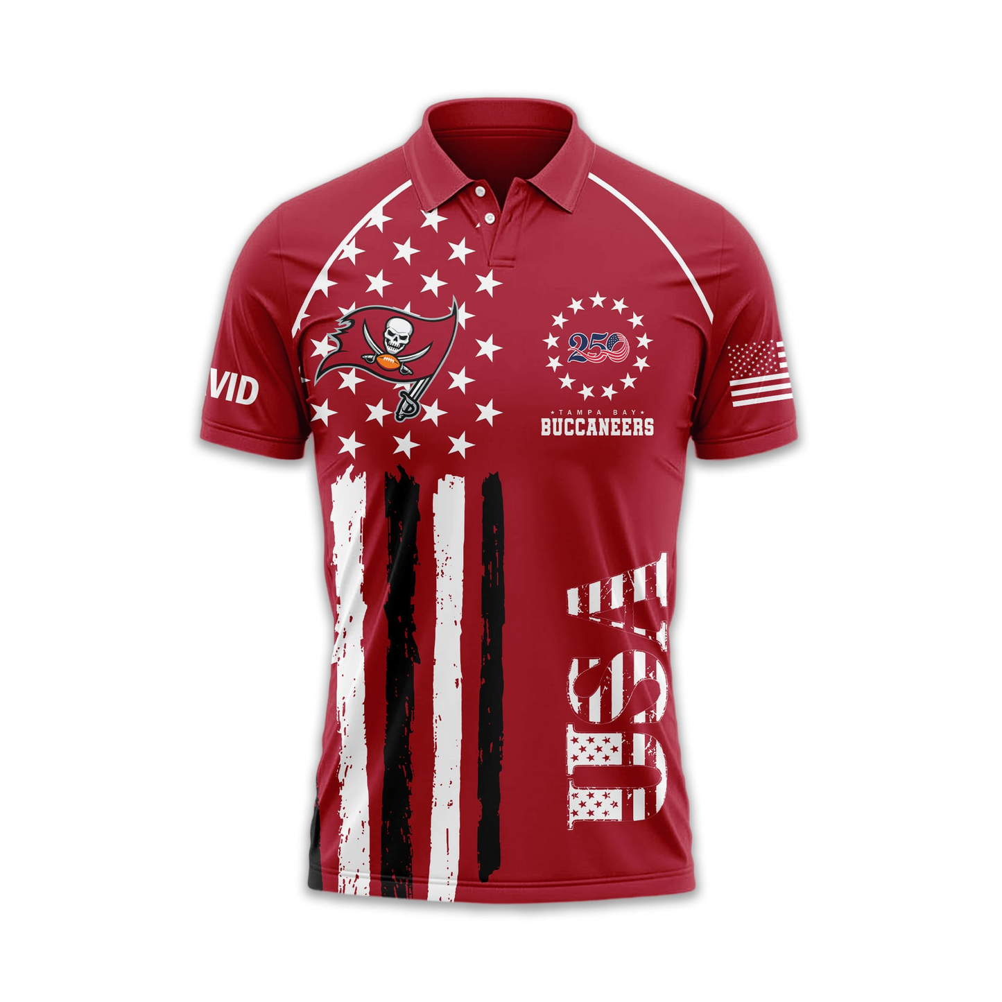 TBB Premium NFL American Semiquincentennial Polo Shirt DDT NTL