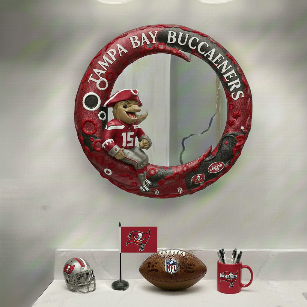 TBB x NFL Moonlit  Custom Shaped Mirror - Personalized Gifts NAK CTKT