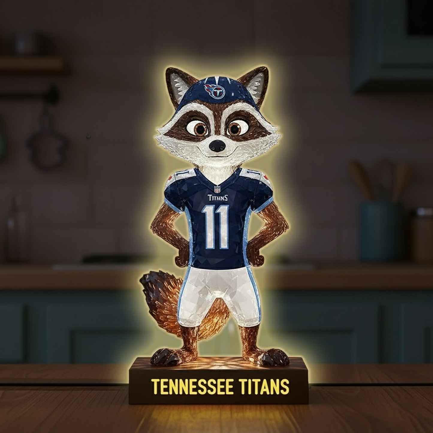 TEN X NFL Funny Characters Acrylic Light Box - Personalized Gifts NAK NHT
