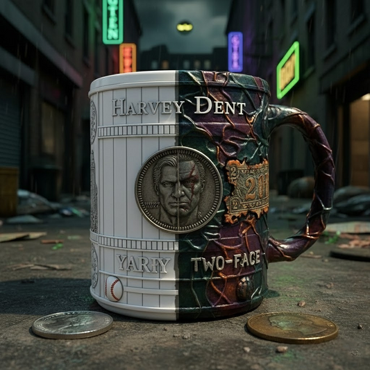 TFA X Mug featuring DC Comics legends. NAK NHT