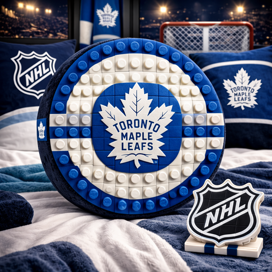TOR x NHL Hockey Logo Plush Pillow NAK NHT