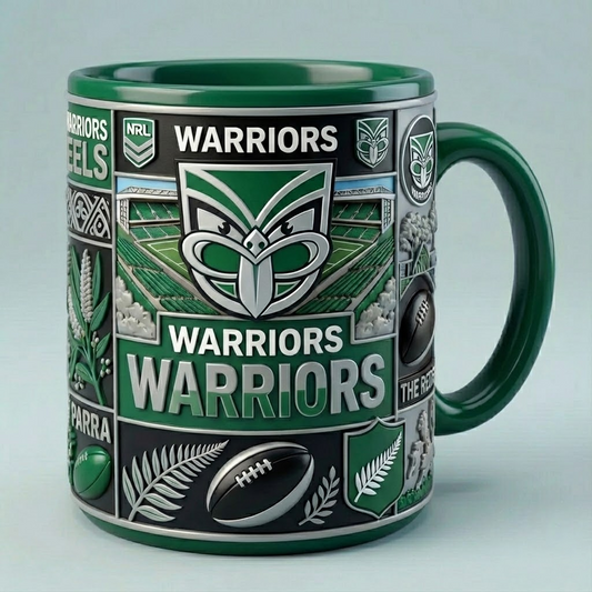 WAR X NRL  football team Mug Series - Limited Edition Collectible NAK NHT