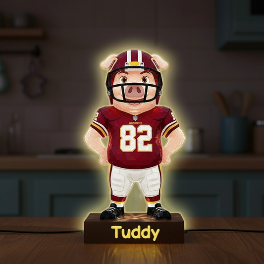 WAS X NFL Funny Characters Acrylic Light Box - Personalized Gifts NAK NHT