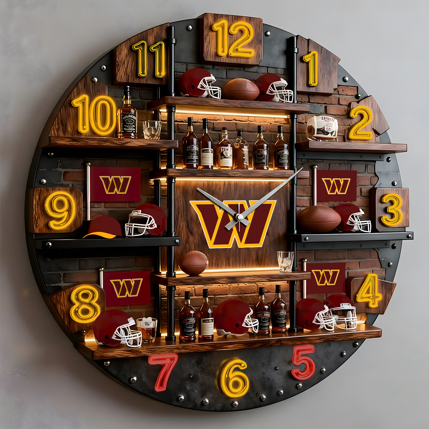 WAS X Premium  Illuminated Wall Clock 2026 NAK NHT